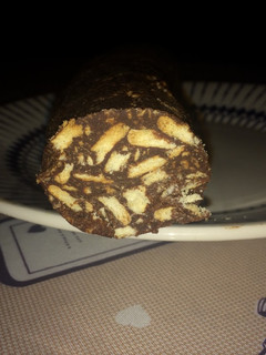 Una foto de Salchichón de chocolate