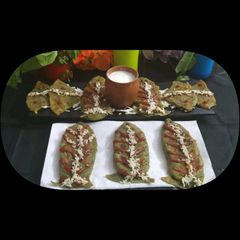 A picture of Hariyali Fish Shape Veg Paratha.
