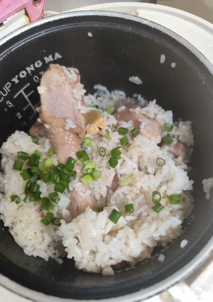 Foto resep Nasi Ayam Rice Cooker