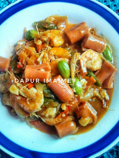 Foto resep Udang sosis pete saus tiram