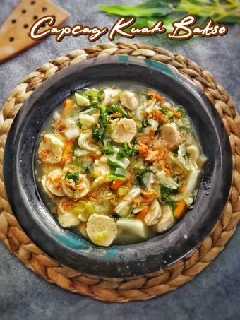 Langkah Gampang Membikin Resep Capcay Kuah Bakso yang Enak Banget Anti Ribet, Uenak Banget