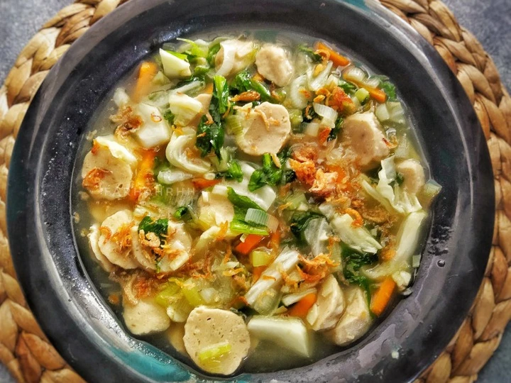 Langkah Gampang Membikin Resep Capcay Kuah Bakso yang Enak Banget Anti Ribet, Uenak Banget