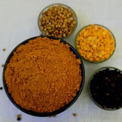 A picture of Sambar masala powder.