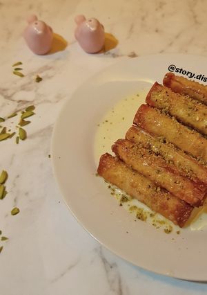 صورة لوصفة اصابع الجبن والتمر 👍