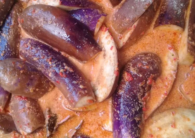 Bahan Terong sambel kencur + santan | Cara Bikin Terong sambel kencur + santan Yang Lezat