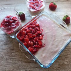 A picture of Strawberry 🍓 Pudding 🍮.