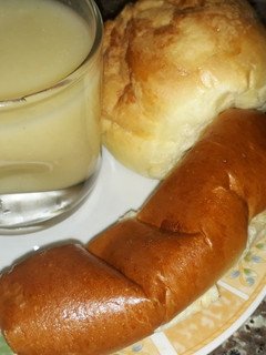 Una foto de Colada de avena y naranjilla