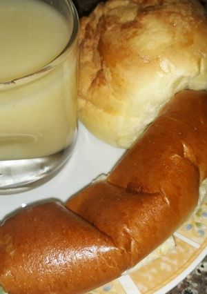 Una foto de Colada de avena y naranjilla