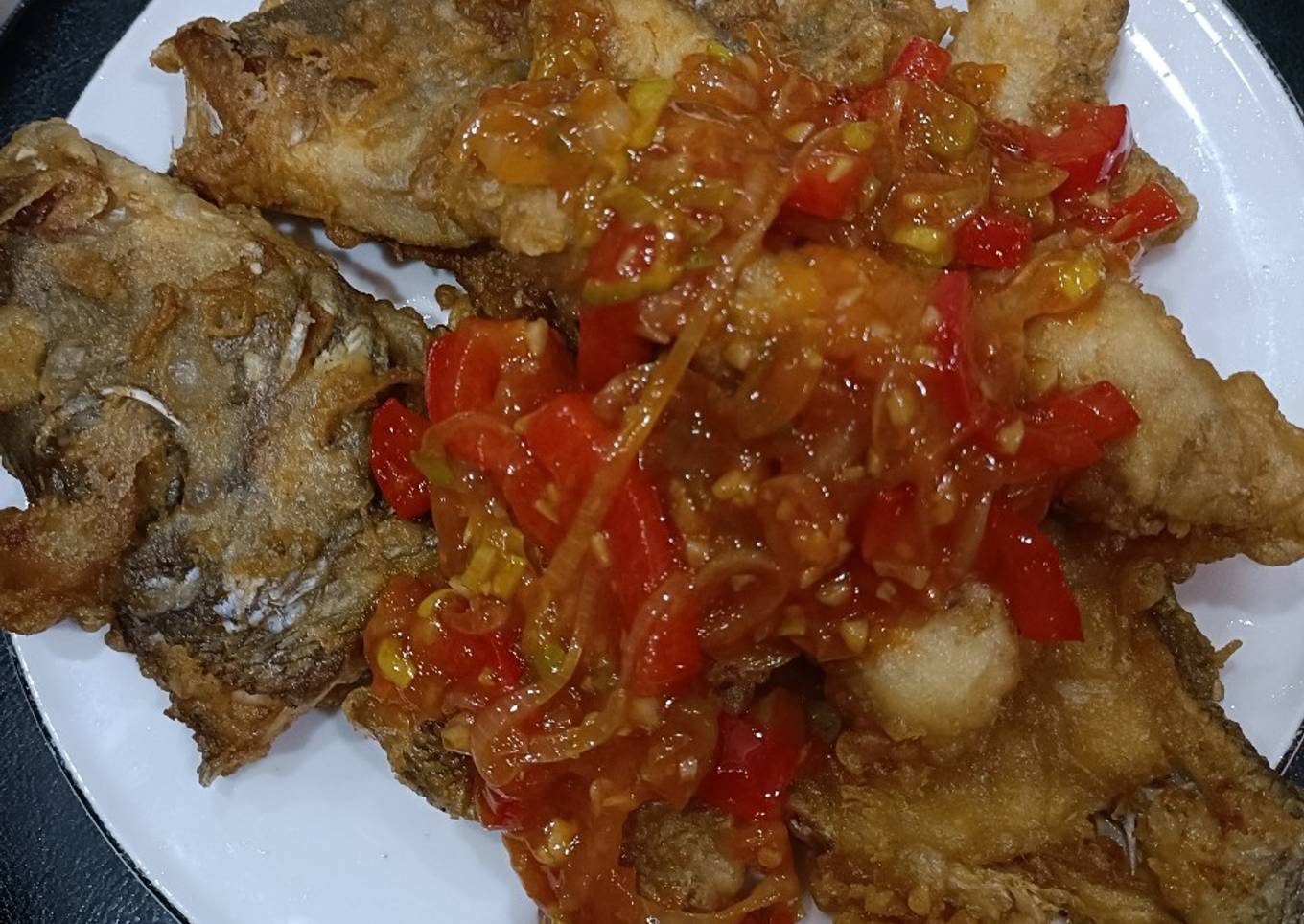 Ikan fillet asam manis