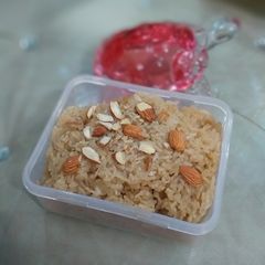 A picture of Jaggery Rice.