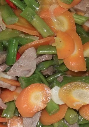 Foto resep Oseng wortel buncis