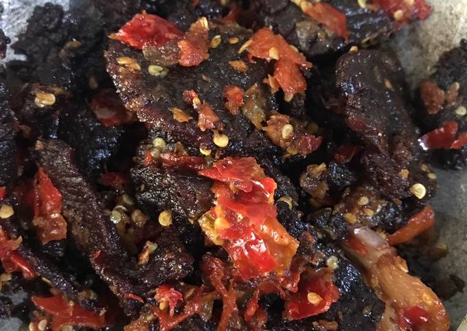 Crispy Dendeng Balado