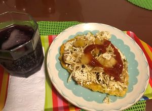 Una foto de Patacón relleno