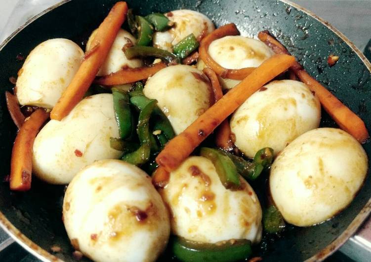 Recipe of Super Quick Homemade Boiled Egg Manchurian