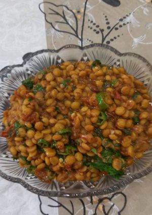 A picture of Spicy chana dal.