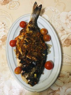 صورة لوصفة اطيب وجبة سمك الدنيس مشوي