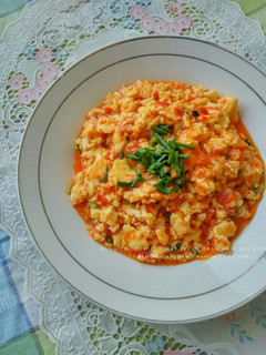 Foto resep Tumis Tomat Telur Ala Cina- Fancie Chao Tan/Xihongshi Chao Jidan