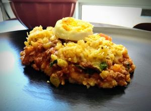 Foto de Arroz Integral De Forno Com Carne Moída