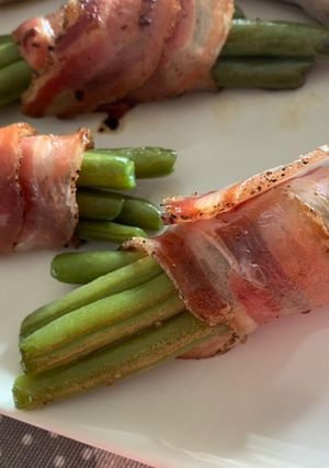 Una foto de Rollitos de judía verde.🥓