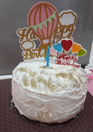 Foto resep Birthday Cake | Vanilla Cake moist Recipe