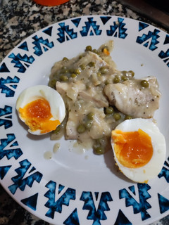 Una foto de Merluza en salsa verde