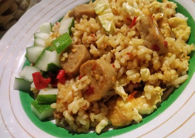 Proses mengolah Nasi Goreng Jawa yang Lezat Sekali