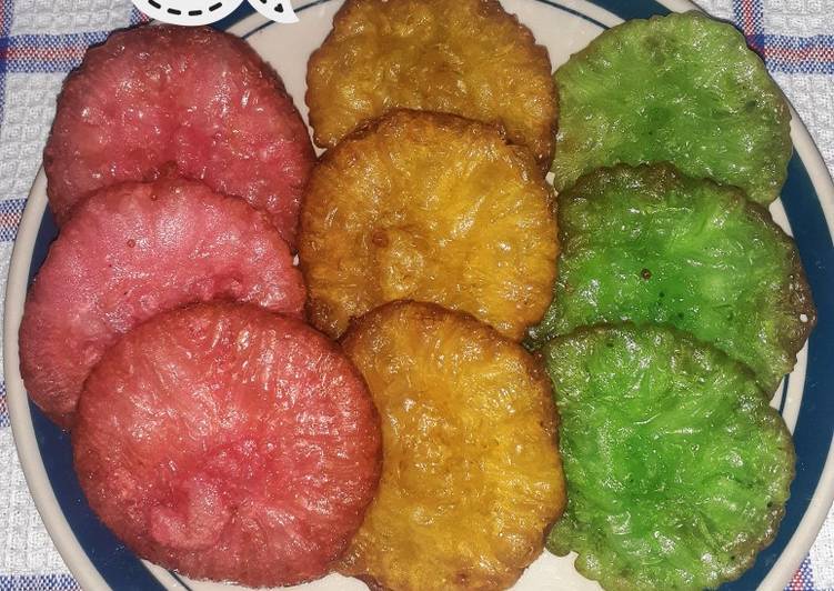 Resep Kue Cucur Pelangi yang Bikin Ngiler