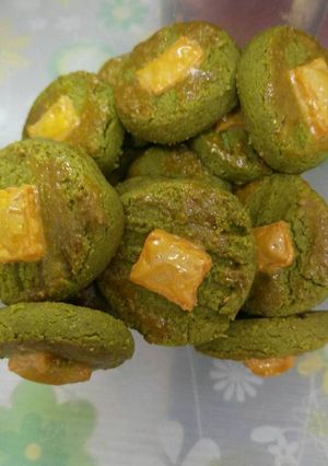 Foto resep Matcha Cheese Cookiessss #Keto