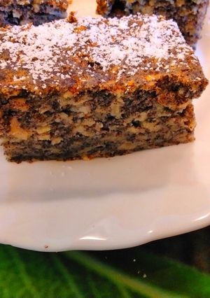 Mákos, almás kevert süti recept fotója