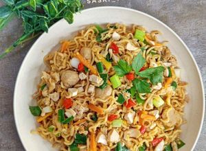 Foto resep Mie Goreng Telur Asin