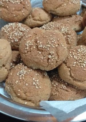 Una foto de Pan de sésamo keto