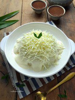 Foto resep TANSUKE / Ketan Susu Keju Creamy Vla