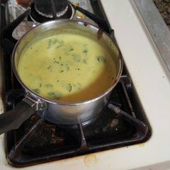 A picture of Mom's Indian Curry.