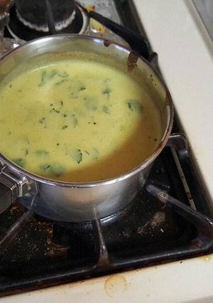 A picture of Mom's Indian Curry.