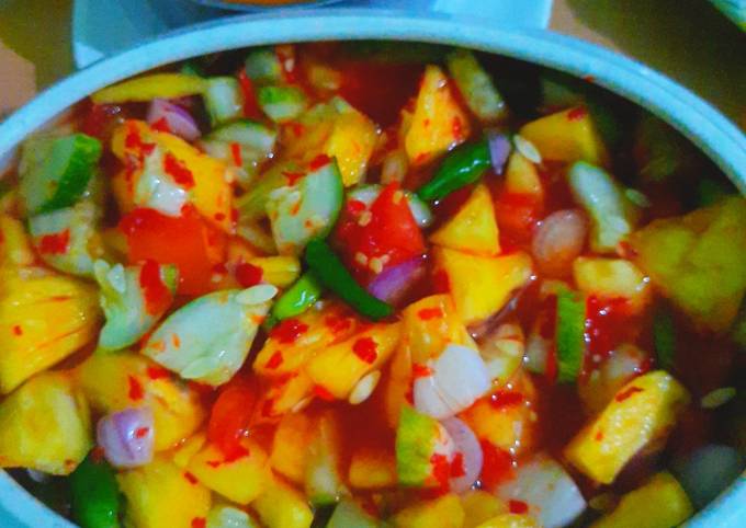 11 Bahan Masak Acar Buah Dan Sayur Yang Enak Cookandrecipe Com