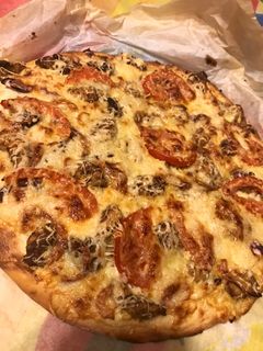 Gyrosos pizza recept fotója