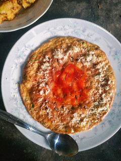 Foto resep Pizza telur dadar tabur keju