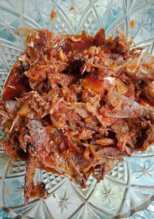 Foto resep Ikan Asin Sambal Asam