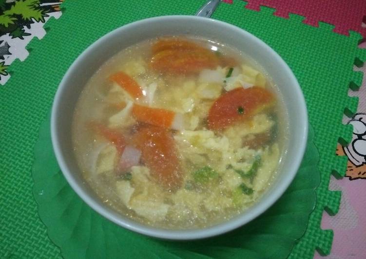 Cara Memasak Tan Hua Tang (Sup Tomat Telor) Yang Enak