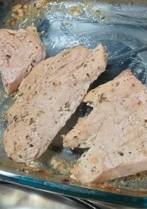 Una foto de Pollo grille al horno