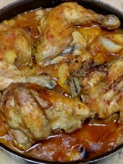 صورة لوصفة صينيه بطاطس بالفراخ