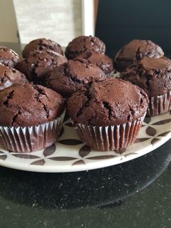 Csokis muffin recept fotója