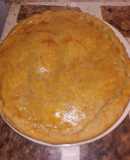 Tarta de jamón y queso