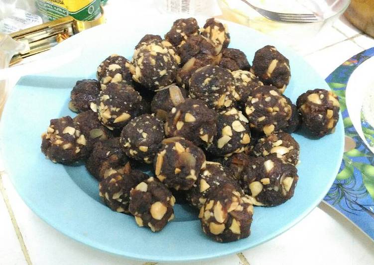 solusi kue gagal bola bola cake coklat kacang/keju melted