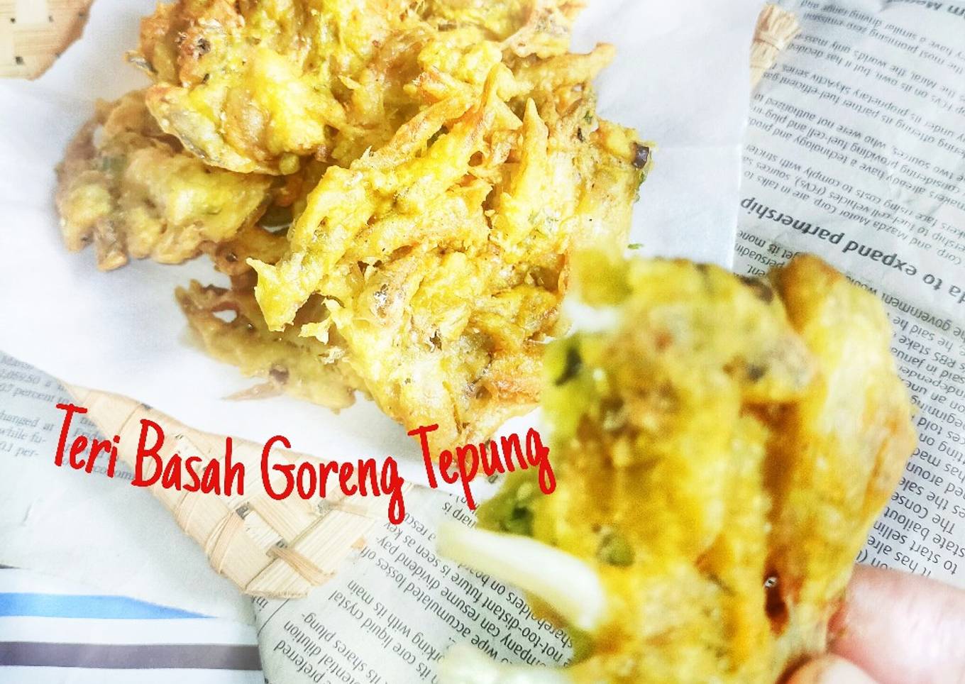 Teri Basah Goreng Tepung