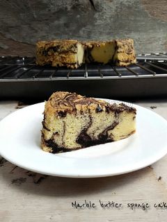 Foto resep MARBLE BUTTER SPONGE CAKE