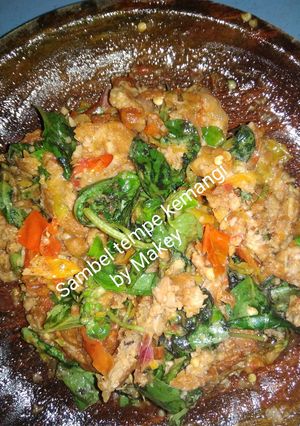Foto resep 16. Sambel tempe kemangi
