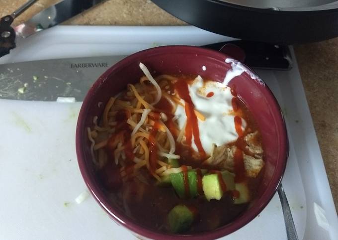 Chicken enchilada soup Instant pot IP