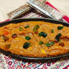 A picture of Mixed Flour Halwa.