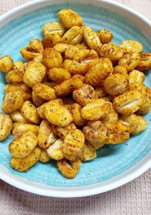 Una foto de Ñoquis especiados en la AirFryer